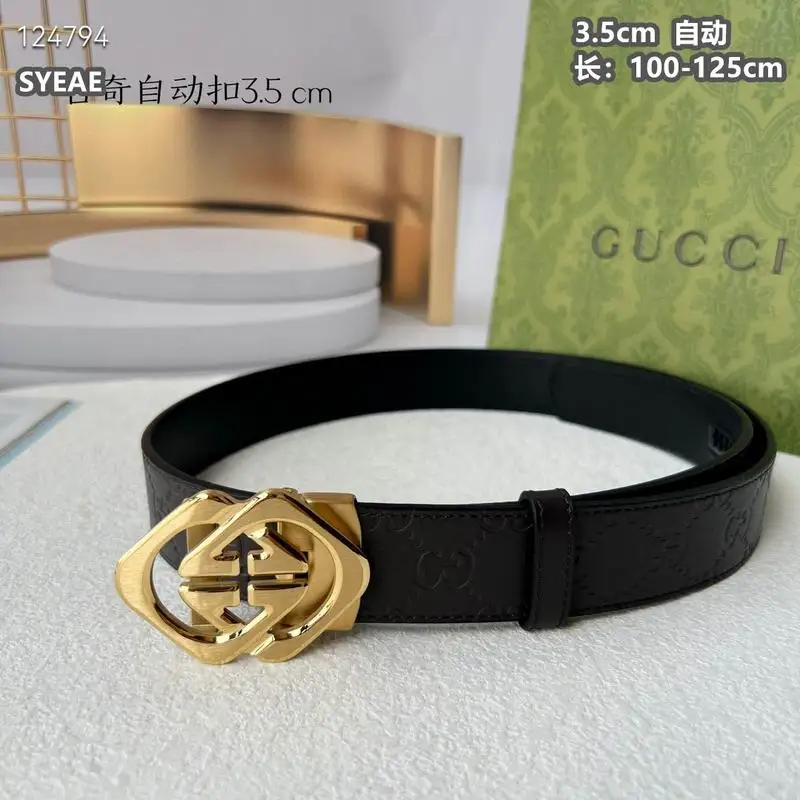 Gucci belt 35mmX100-125cm 8L15